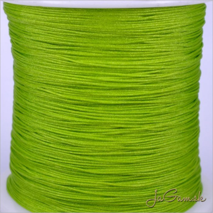 Nylonová šnúrka 0,5mm zelená-10m (1048)
